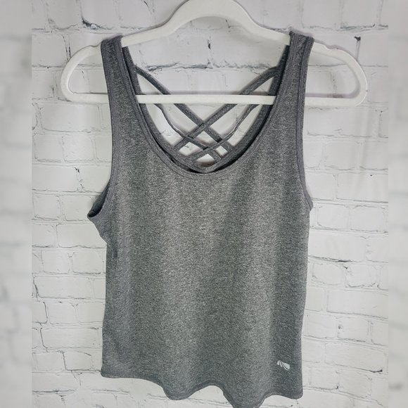 Grey dry fit style tank top - Picture 2 of 6